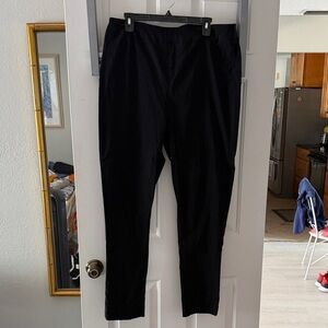 Soft Surroundings Women's Black Straight Leg Pants